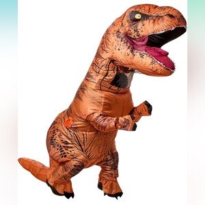 Rubies Inflatable T-Rex Dinosaur Costume for Adults $89 Retail NWT